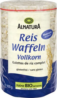 Reiswaffeln mit Salz