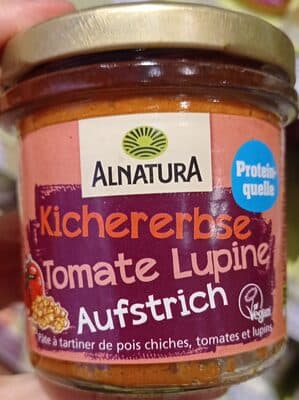 Kichererbsen Tomate Lupine Aufstrich