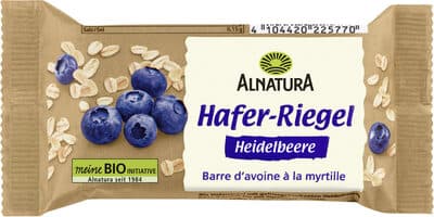 Hafer Riegel Heidelbeere