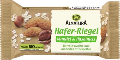 Alnatura Hafer-Riegel Mandel & Haselnuss Bio Haferriegel mit Mandeln und Haselnüssen