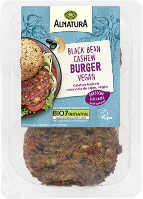 Black Bean-Cashew Burger