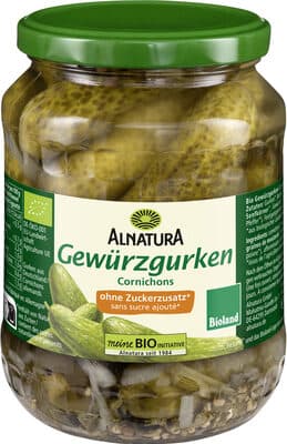 Gewürzgurken ungesüßt