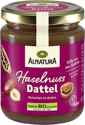 Alnatura Haselnuss-Dattel Creme Bio Haselnuss-Dattel Kakao Creme