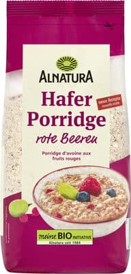 Hafer Porridge Rote Beeren