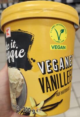 K-Take It Veggie Veganes Vanille Eis auf Haferbasis