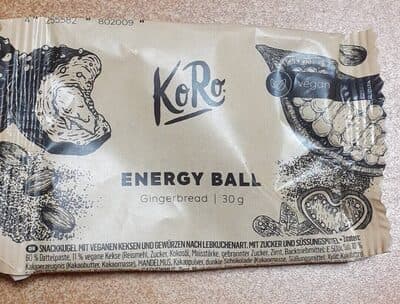 Energy Ball Gingerbread