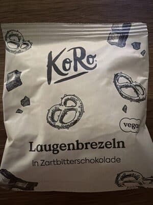 Laugenbretzeln in Zartbitterschokolade