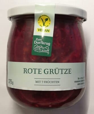 Zum Dorfkrug Rote Grütze mit 7 Früchten