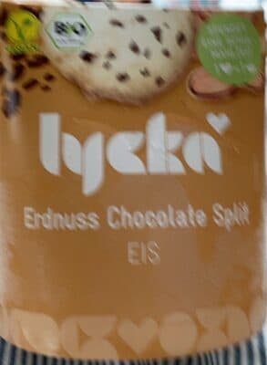 Lycka Erdnuss chocolatr split Eis