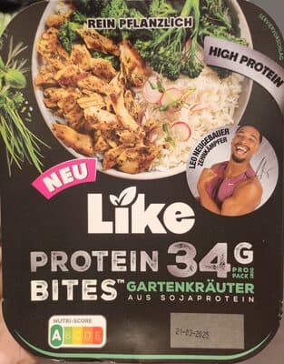 Protein bites Gartenkraüter aus Sojaprotein