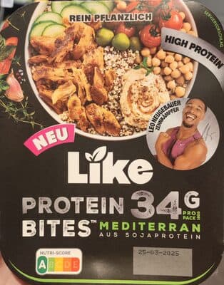 Protein bites Mediterran aus Sojaprotein