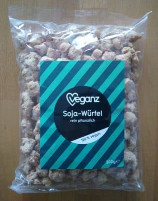 Soja-Würfel rein pflanzlich