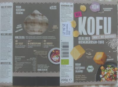 Kofu Berliner Kichererbsen-Tofu Smoky