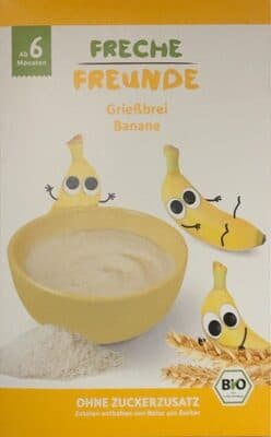 Grießbrei Banane