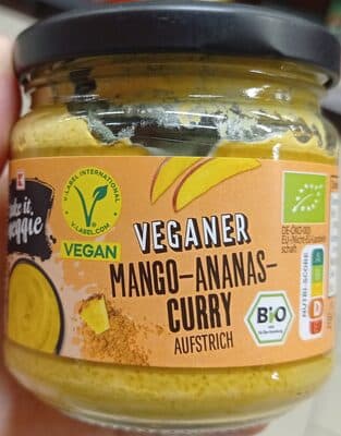 Veganer Mango-Ananas-Curry