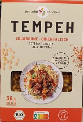 Sojabohnen-Tempeh mit orientalischen Gewürzen