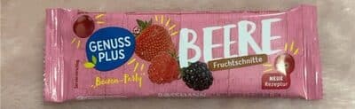 Beere Fruchtschnitte