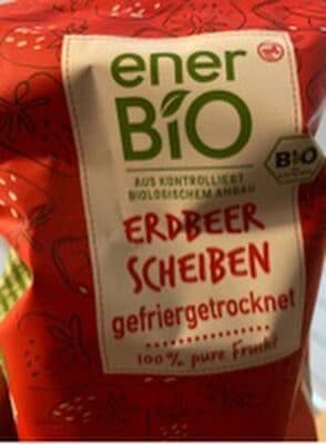 Erdbeerscheiben gefriergetrocknet