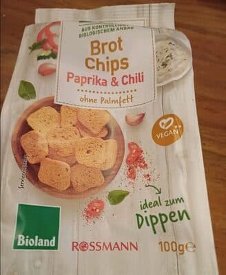 Brot Chips Paprika Chili
