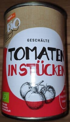 geschälte Tomaten in Stücken (Bio)