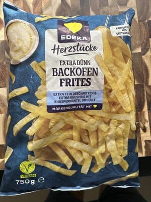 Backofen-Pommes extra dünn