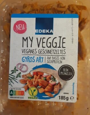 Veganes Geschnetzeltes Gyros Art