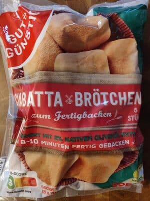 Gut & Günstig Ciabatta Brötchen