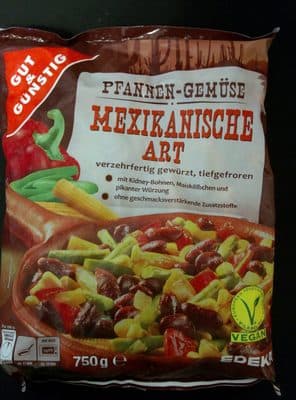 Pfannen-Gemüse mexikanische Art