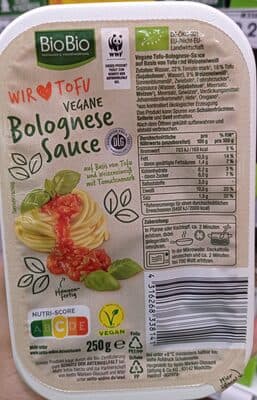 Tofu-Bolognese Sauce vegan * 12.21