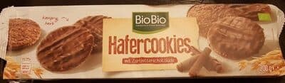 Hafercookies mit Zartbitterschokolade