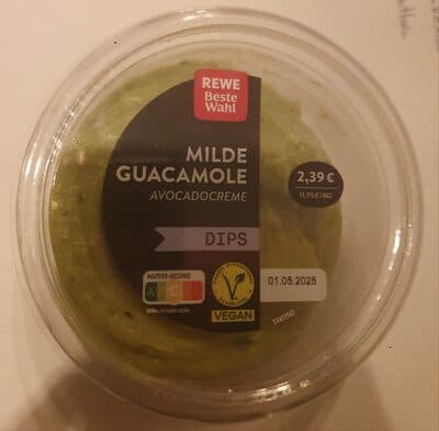 Milde Guocamole Avocadocreme Dips