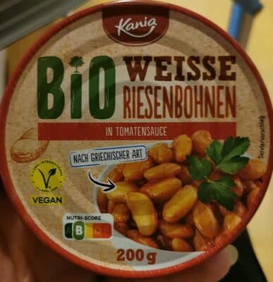 Weisse Riesenbohnen in Tomatensauce