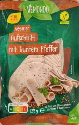 Aufschnitt mit Pfeffer