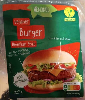 Vegan Burger American Style