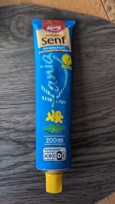 Senf Tube mittelscharf