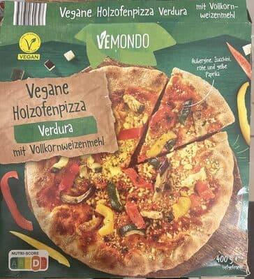 Vegane Holzofenpizza Verdura mit Vollkornweizenmehl