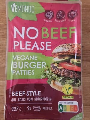 Vegane Burger Patties