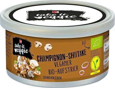 K-take it veggie Bio Brotaufstrich Champignon Shiitake