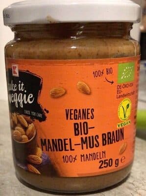 K-take it veggie Veganes Bio-Mandel-Mus braun