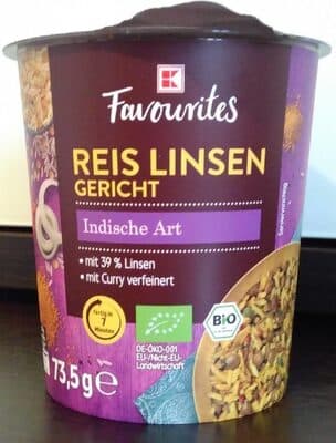 Reis Linsen Gericht