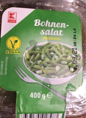 Bohnensalat mit Zwiebeln