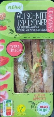Sandwich Aufschnitt Typ Lyoner