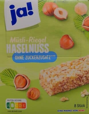Müsli-Riegel Haselnuss