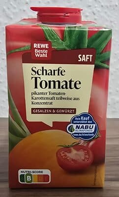 Scharfe Tomate Saft