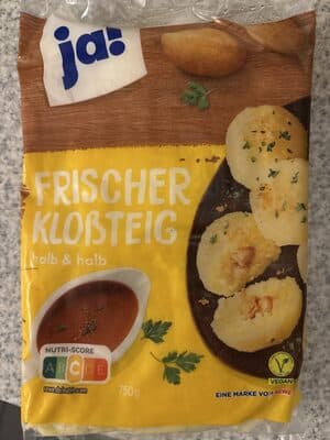 Frischer Kloßteig