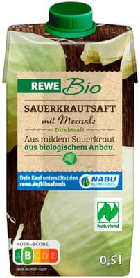 Sauerkrautsaft mit Meersalz
