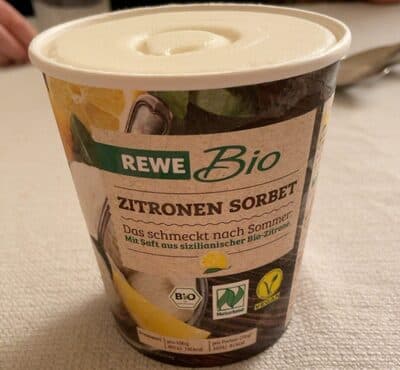 Sorbet Zitrone Bio