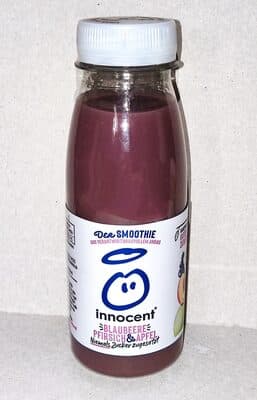 Smoothie - Blaubeere, Pfirsich & Apfel