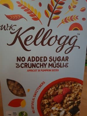 No added sugar Crunchy Müsli, Apricot&Pumpkin seeds