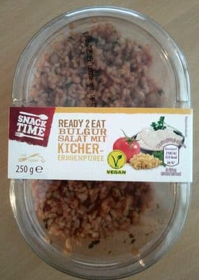 Ready 2 eat Bulgursalat mit Kichererbsenpüree